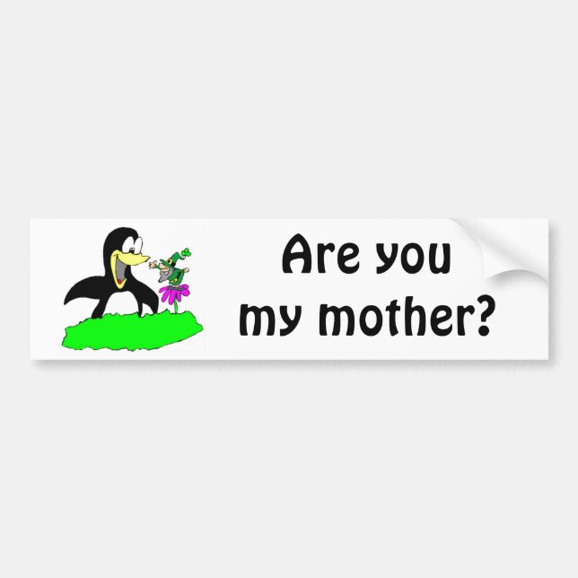 Penguin and Leprechaun Bumper Sticker (Front)
