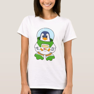 Penguin as Astronaut with Costume T-Shirt