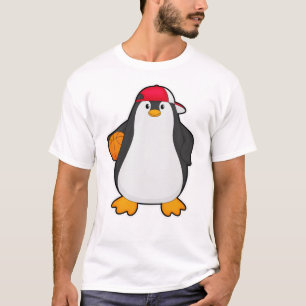 Penguin as Basketball player with Basketball ball T-Shirt