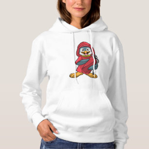Penguin as Firefighter with Fire extinguisher Hoodie