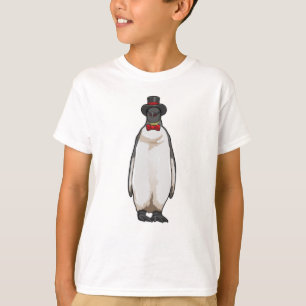 Penguin as Gentleman with Hat T-Shirt