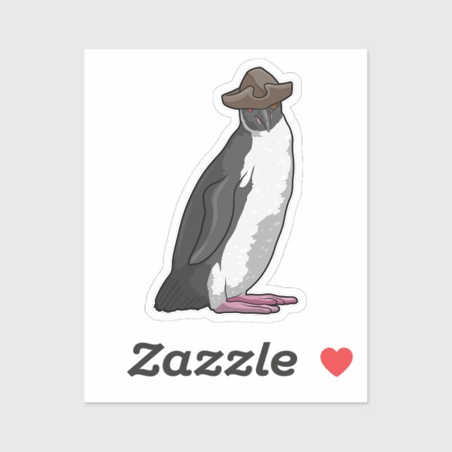 Penguin as Pirate with Hat (Sheet)