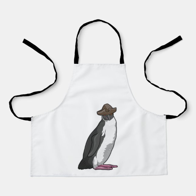 Penguin as Pirate with Hat Apron (Front)