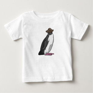 Penguin as Pirate with Hat Baby T-Shirt