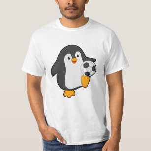 Penguin as Soccer player with Soccer ball T-Shirt