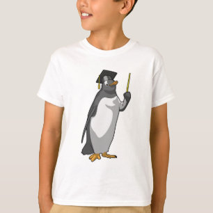 Penguin as Teacher with Pointer T-Shirt