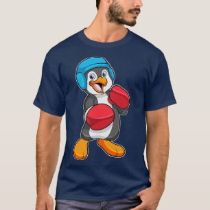 Penguin at Boxing with Boxing gloves Helmet T-Shirt