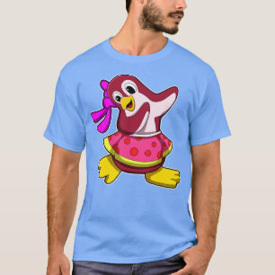 Penguin at Dance with Skirt T-Shirt