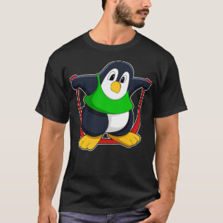 Penguin at Fitness with Skipping rope T-Shirt