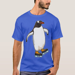 Penguin at Ice skating with Ice skates 2 T-Shirt