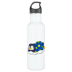 Penguin at Sleeping with Blanket 710 Ml Water Bottle