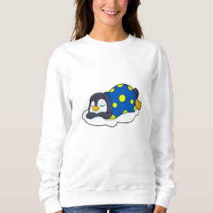 Penguin at Sleeping with Blanket Sweatshirt