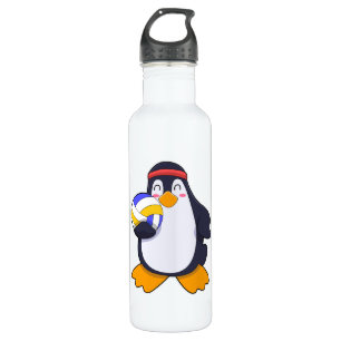Penguin at Volleyball Sports 710 Ml Water Bottle