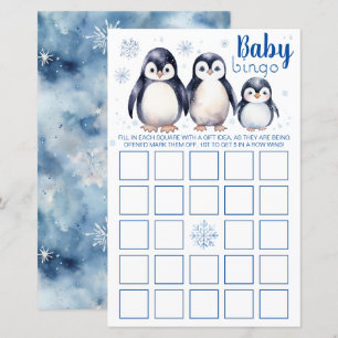 Penguin Baby Bingo Game – Winter Theme
