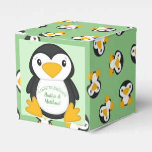 Penguin Baby Shower Favor Box