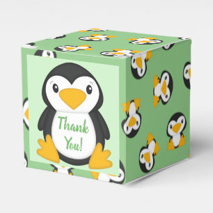 Penguin Baby Shower Favor Box