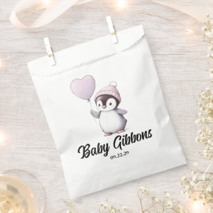 Penguin Baby Shower Favour Bag