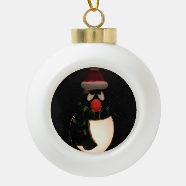 Penguin Ball Ornament (Front)