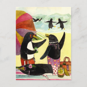 Penguin Beach Postcard