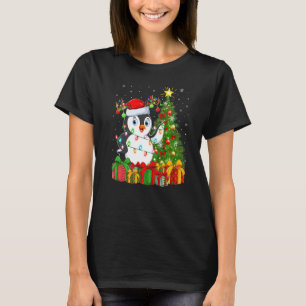 Penguin Bird  Xmas Holiday Santa Penguin Christmas T-Shirt