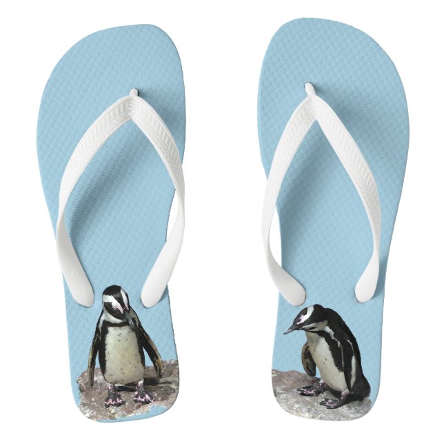 Penguin Birds Flip Flops (Footbed)