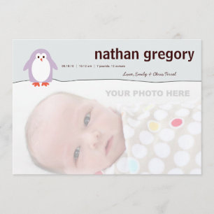 Penguin Birth Announcement