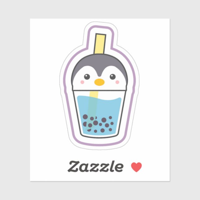 Penguin Boba drink (Sheet)