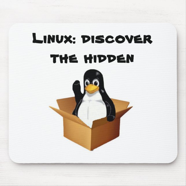 penguin box1 copy, Linux: discover the hidden Mouse Pad (Front)