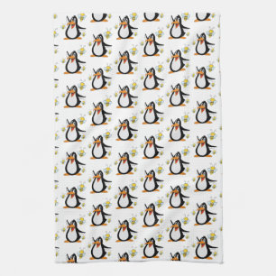Penguin Bumblebee Kitchen Hand Towel