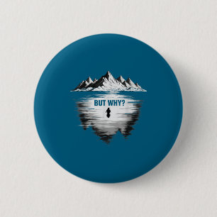 Penguin but why 2 inch round button