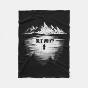 Penguin but why fleece blanket