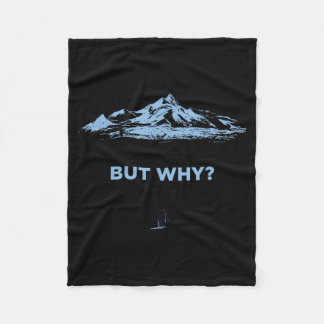 Penguin But Why Fleece Blanket