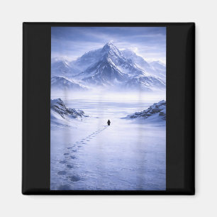 Penguin but why head towards the mountains penguin magnet