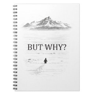 Penguin But Why Mountains  Notebook