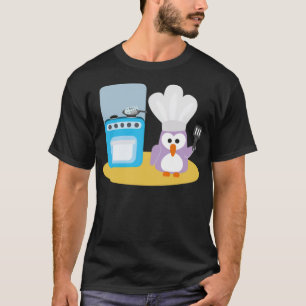 Penguin Chef kids bakery pirate chef (male) politi T-Shirt