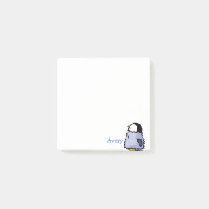 Penguin Chick Looking Post-It Notes