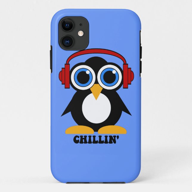 penguin chillin' Case-Mate iPhone case (Back)