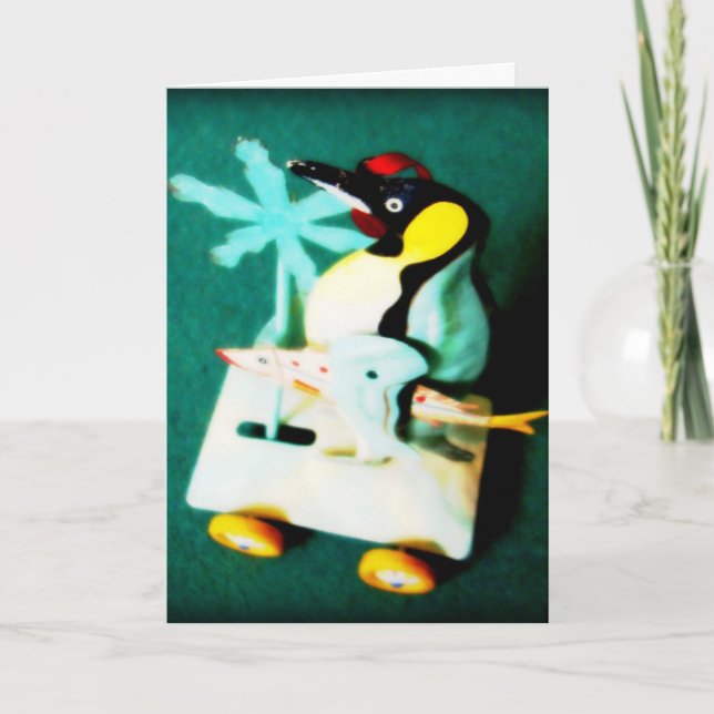Penguin • Christmas Greeting Card (Front)