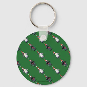 Penguin Christmas Keychain