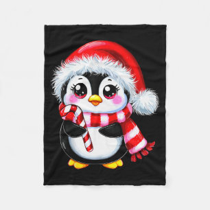 Penguin Christmas Lover Uni-adult Black Small Mode Fleece Blanket