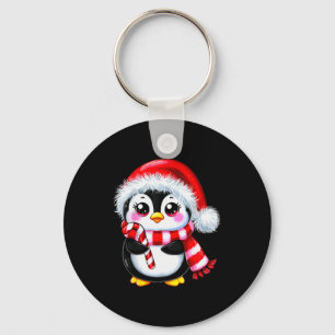 Penguin Christmas Lover Uni-adult Black Small Mode Keychain