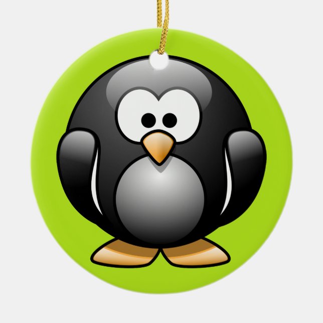 Penguin Christmas Ornament (Front)