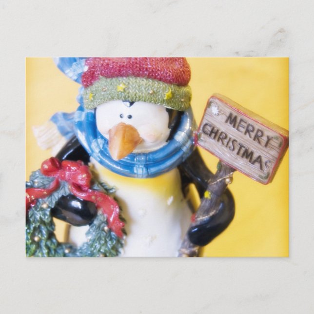 Penguin • Christmas Postcard (Front)