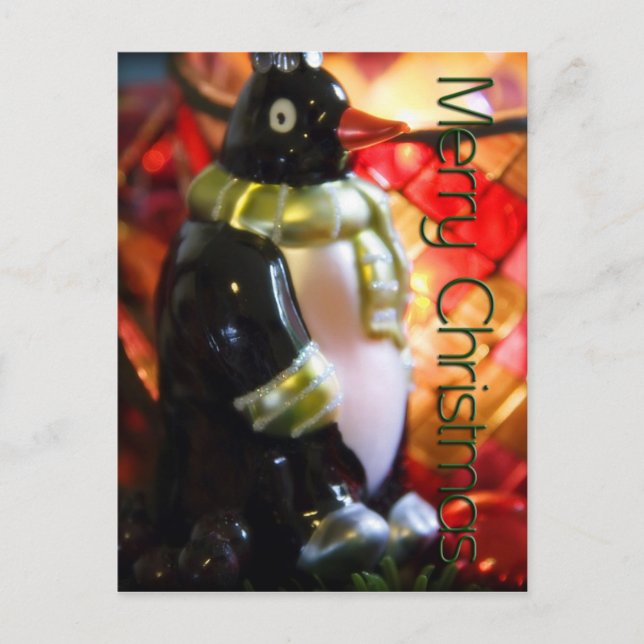 Penguin • Christmas Postcard (Front)