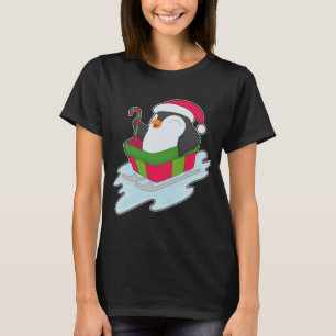 Penguin Christmas Sled T-Shirt