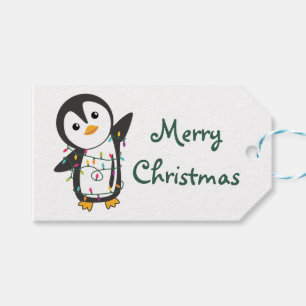 Penguin Christmas Snow Winter Animals Penguins Tru Gift Tags