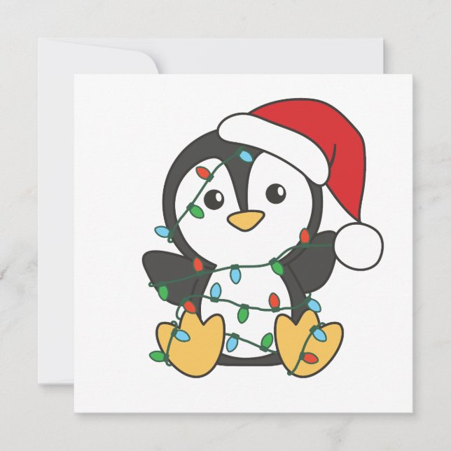 Penguin Christmas Winter Animals Holiday Penguines (Front)
