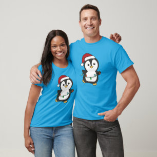 Penguin Christmas Winter Animals Holiday Penguines T-Shirt