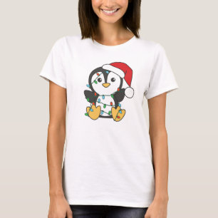 Penguin Christmas Winter Animals Holiday Penguines T-Shirt