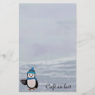 Penguin Coffee Break Stationery